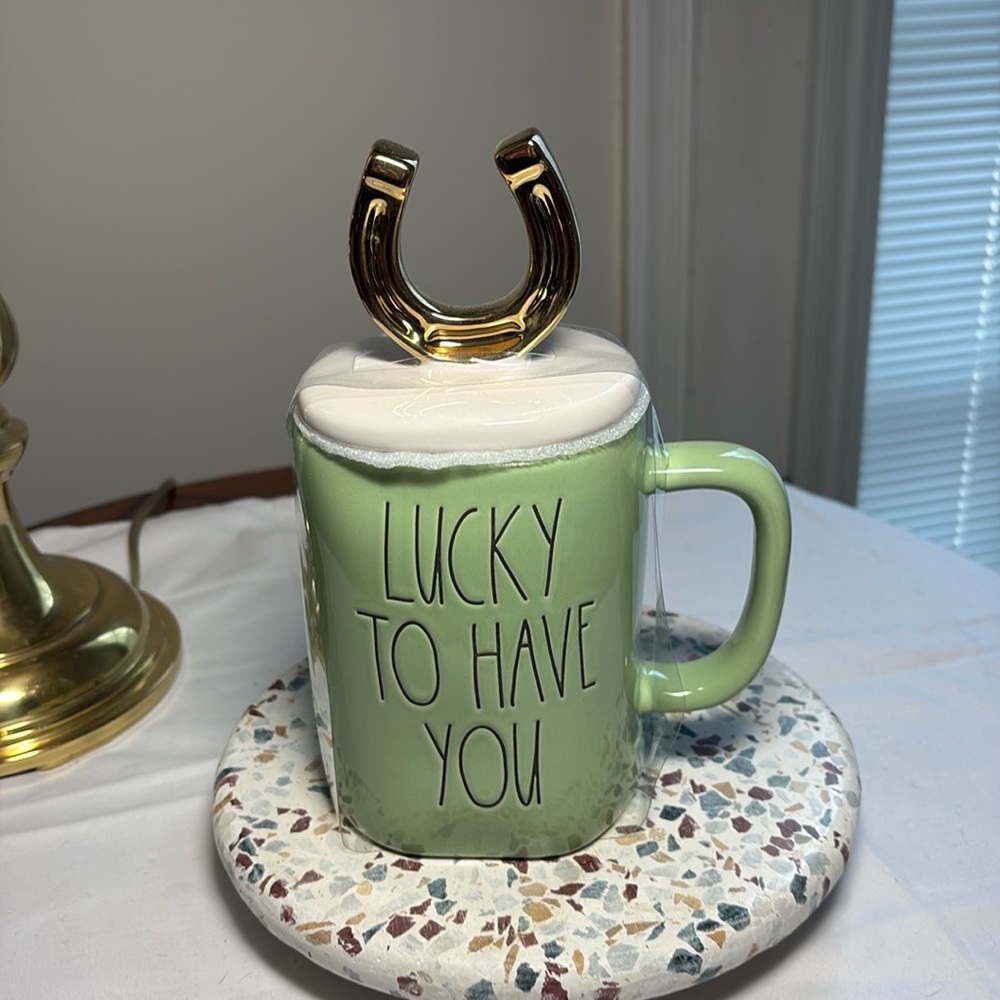 Rae Dunn Lucky to Have You coffee/tea mug